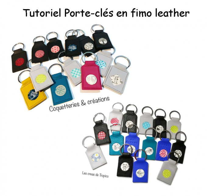 TUTORIEL PORTE CLÉ GRATUIT FIMO LEATHER