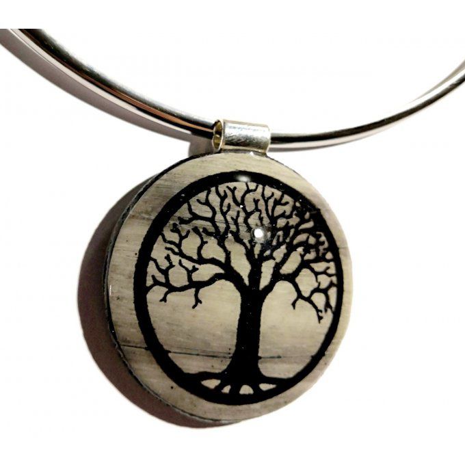 COLLIER FIMO ARBRE DE VIE