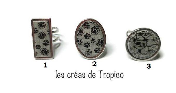 BAGUE PATTE CHAT