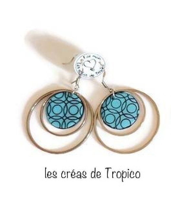 BOUCLES D'OREILLES CERCLE 