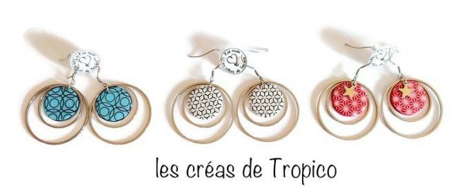 BOUCLES D'OREILLES CERCLE 