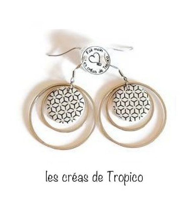 BOUCLES D'OREILLES CERCLE 