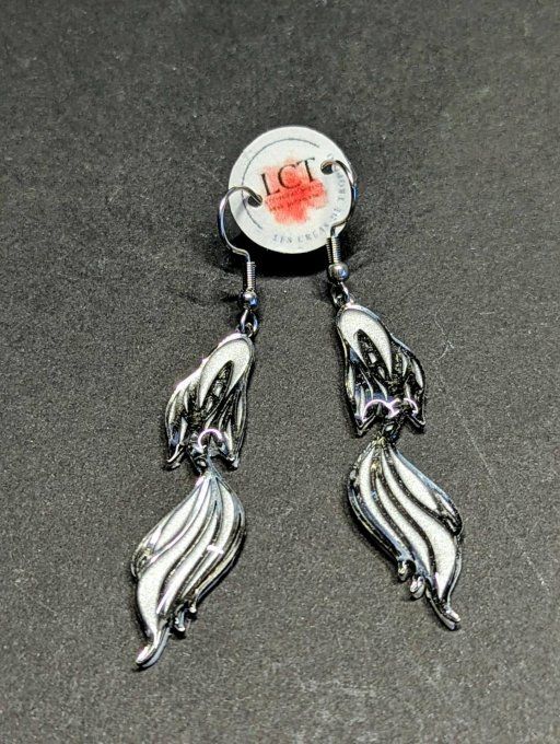 Boucles d'Oreilles "Danse de la Carpe Koï