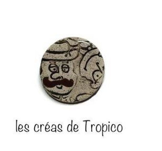 BROCHE PERSONNAGE LOUFOQUE