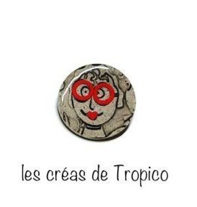 BROCHE PERSONNAGE LOUFOQUE