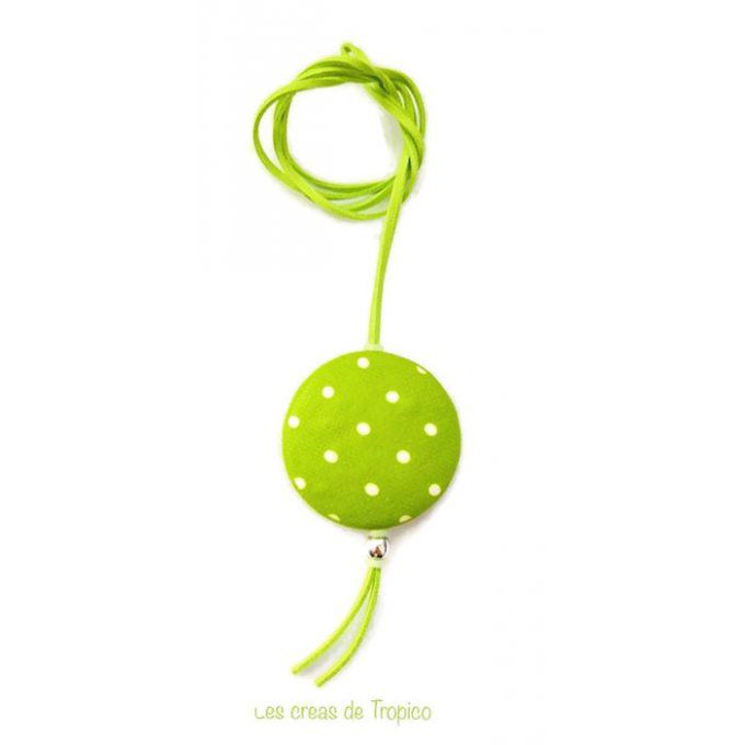 SAUTOIR PIN UP POIS VERT